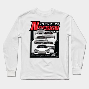 evolution of the silvia s15 Long Sleeve T-Shirt